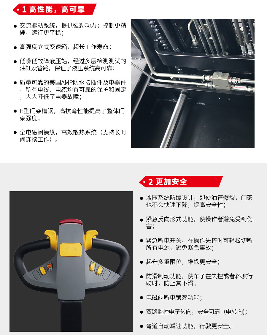 1.2噸/1.5噸前移式堆高車